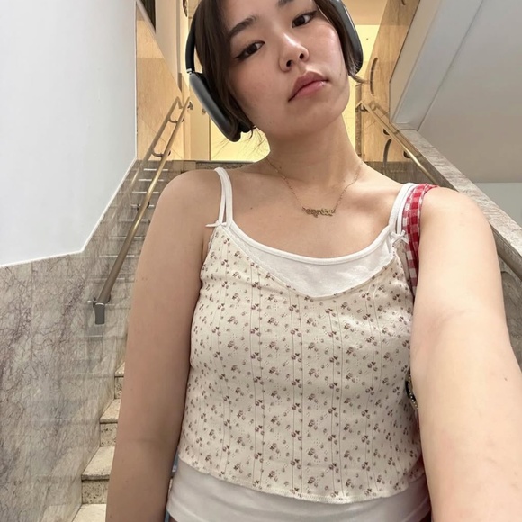 RARE Pretties Venice Cou cou intimates vibes purple and green floral tank S - Picture 7 of 8